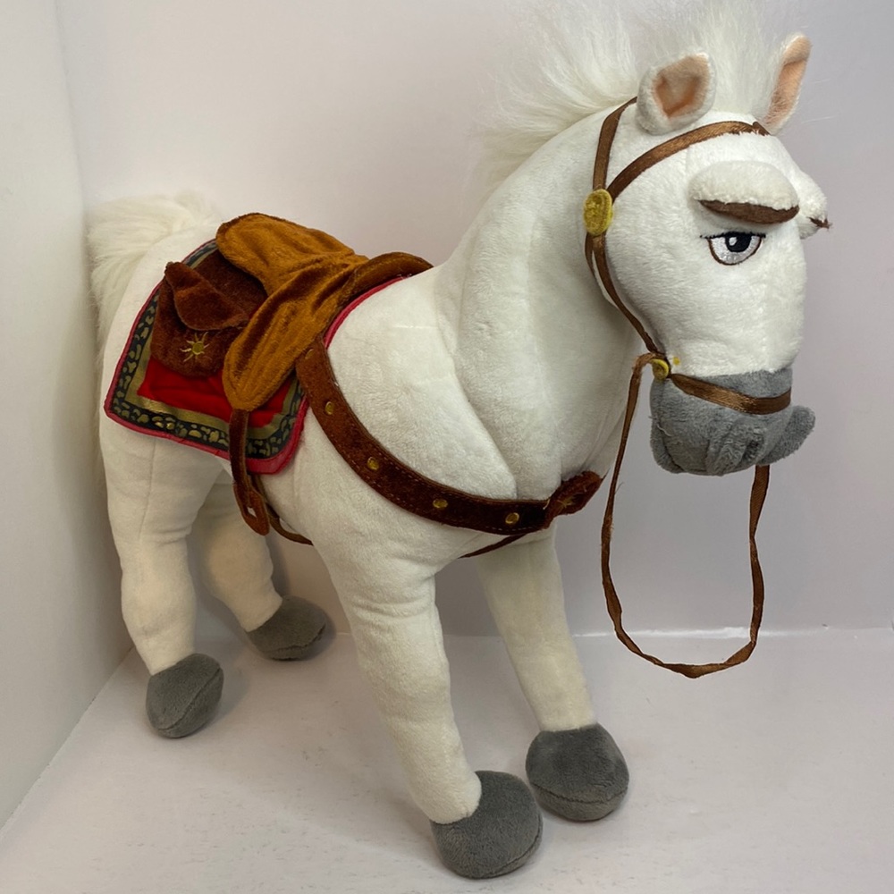 Disney Store Exclusive Tangled Rapunzel Maximus Horse Plush Stuffed Animal 15"